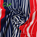 75D striped printed chiffon polyester fabric